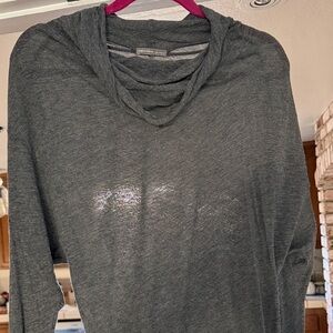 James Perse Charcoal Hooded Sweatshirt